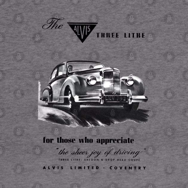 1952 ALVIS THREE LITRE - advert by Throwback Motors